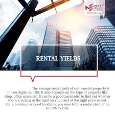 Benefitsofcommercialprojects Rental Yields The Average Rental Yield Of Commercial Property Is In Two Digits I E Commercial Property Best Location Commercial