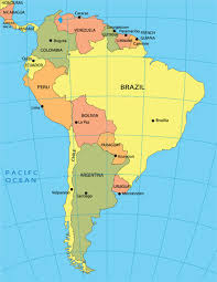 Mapa de ubicación de óptica sudamericana. Mapa Sudamerica Imagenes Y Fotos 123rf