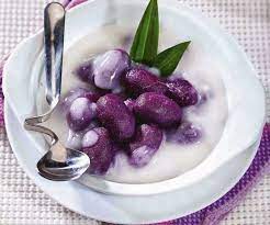 Resep Membuat Kolak Biji Salak Ubi Ungu Nan Cantik Menggugah Selera Makanan Kreatif Makanan Resep