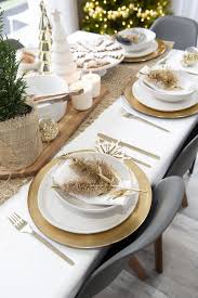 Add A Festive Flourish To Your Christmas Dinner Table With This Beautiful Evergreen Table S Christmas Dinner Table Christmas Table Christmas Table Decorations
