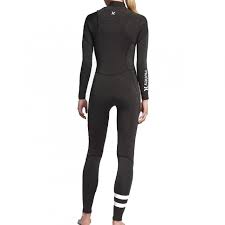 hurley womens advantage plus 4 3 chest zip wetsuit 2018