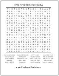 Check spelling or type a new query. 1970 S Tv Printable Word Search Puzzle Word Search Addict
