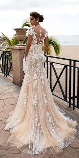 2020 Best Beautiful Lace Rose Gold Wedding Dress Source By Brunacassal3 Dantel Gelinlik The Dress Gelinler