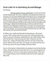 Free 8 Account Manager Cover Letter Templates In Ms Word Pdf
