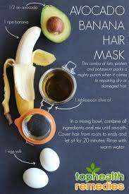 Wash off with a mild shampoo in about half an hour. Avocado Banana Hair Mask Olive Oil Honey Coconut Oil Coconutoilhairmaskproduc Haare Schneller Wachsen Lassen Kokosol Haare Haarmaske Fur Geschadigtes Haar