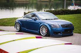 Charming Custom Blue Audi Tt On Chrome Buttoms Audi Tt 225 Audi Tt Roadster Audi Tt