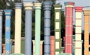 Gambar keramik tiang teras rumah yang kreatif. ãƒ„ 10 Model Desain Tiang Teras Rumah Minimalis Klasik Sederhana Modern