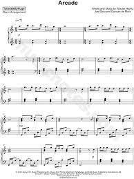 The track, based on a personal experience of duncan himself. Arcade Duncan Sheet Music Epic Sheet Music