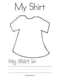 Khaki is one of the most popular types of pants for a reason. My Shirt Coloring Page Twisty Noodle