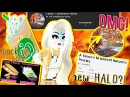 New Badge New Shop New Autumn Halo Goodbye Autumn Town Royale High Update Youtube Roblox Pictures New Shop Badge