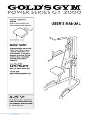 Meet the gold's gym cycle trainer 300 ci: Gold S Gym Power Series Gt 2000 Manuals Manualslib