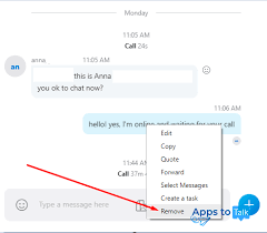 The message you are quoting now appears within quotes from the typing area. How To Delete Your Skype History In A Few Clicks