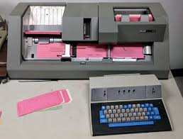 Image result for punch card equipment ibm