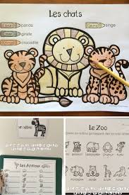 French Write The Room Le Zoo Perfect For Any Time Of The Year This Set Is Filled With Great French Voca Vocabulary Activities Learn French French Vocabulary