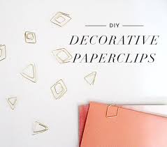 {found on how about orange} 10. Diy Project Decorative Paper Clips Design Sponge