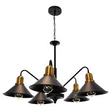Southbay Parma 5 Light Ceiling Vintage Matte Black Hanging Pendant 22141 2 The Home Depot In 2020 Ceiling Lights Pendant Chandelier Hanging Pendants