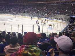 Madison Square Garden Section 110 Home Of New York Rangers