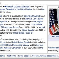 If the child is unable to read the sentence that goes with the president barack obama coloring page, have them click on each word to hear the sentence. The Wikipedia Article Describing The Entity Barack Obama Color Figure Download Scientific Diagram