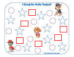 Potty Training Charts With Your Favorite Characters