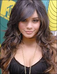 This amazing curly hairstyle for rounded face is characterized by a blend of black and blonde curly fringe and bangs hairstyle doesn't limit you on the color to adopt. Long Haircuts With Bangs For Curly Hair Hairstyle Archives