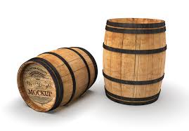 Download Wooden Barrel Mockup Stock Template Adobe Stock