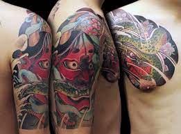 Top 103 Hannya Mask Tattoo Ideas 2021 Inspiration Guide Hannya Mask Tattoo Tattoos Hannya Mask Tattoo Design