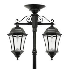 Victorian Solar Lamp Series Double Downward Hanging Lamp Post Gs 94c D Gamasonic Solar Lighting