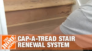 How To Install Cap A Tread Stair Renewal System The Home Depot
