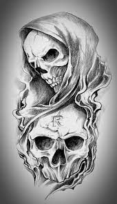 Evil skull tattoos ?çô designs and ideas. Skulls Skull Sketch Skulls Drawing Skull Sleeve Tattoos