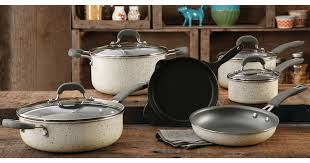 You can easily compare and choose from the 10 best the pioneer woman cookware sets for you. Pioneer Woman Vintage Speckle 10 Pc Non Stick Pre Seasoned Cookware Set Cookware Sets Home Kitchen