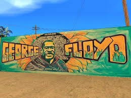 According to cbs affiliate wtol, local officials responded to the summit and lagrange streets after a bolt of lightning struck the side of a building with the mural. Gta San Andreas George Floyd Mural Mod Gtainside Com