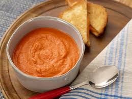 Roasted Tomato Bisque Recipe Bisque Recipe Tomato Bisque Recipe Food Network Recipes