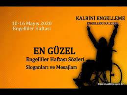 .3 aralık dünya engelliler günü engel/sizken temalı afiş yarışması ile konuyu ifade eden afişlerin seçilmesi, yarışmaya katılan tasarımlar arasından sergilenmeye değer bulunan afişlerin ilgili hafta. 3aralikdunyaengellilergunu En Guzel Engelliler Haftasi Mesajlari Bu Videoda Youtube