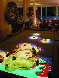 Interactive Pool Table For This Pool Table You Need A Room And About 200 000 The Obscure Digital Cue Light Interactive Is The Be Pool Table Best Pool Tables