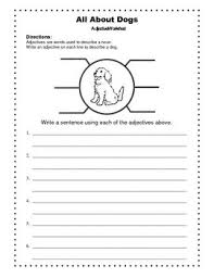 Adjectives Worksheet All About Dogs Adjective Worksheet 2nd Grade Worksheets Adjectives