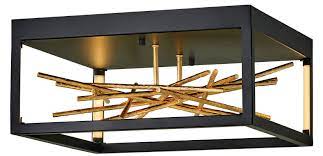 5) connect the new light per manufacturer's instructions, (black wire to black wire and white Fredrick Ramond Styx 1 Light 18 Unique Statement Square Rectangle Led Flush Mount Wayfair