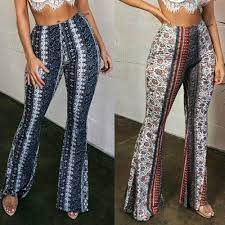 Shop new arrivals at aliceandolivia.com and see our entire collection of new arrivals and more. 2021 New Boho Summer Women S Stretch Bell Bottom Trousers Ladies Slim Printed Flared Pants High Waist Fashion Women Long Pants Pants Capris Aliexpress