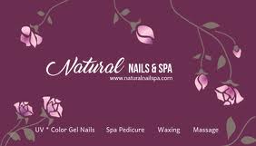 Lanour beauty lounge's founder, nour makarem, explains in a news interview for cnn middle east how the nfc chip is small enough to fit on the nail before being set in place with a protective coating and then hidden by the coat of nail polish. 320 Nail Salon Business Card Customizable Design Templates Postermywall