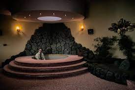 Bad Times At The El Royale Toes The State Line Between 60s Classic And Kitsch Bad Timing Furniture Design Modern Decor Design