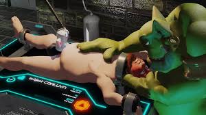Evil Orc Straps Cubbish Human Prisoner to a Milking Machine and Edges Him 5  Minute Loop: Gay Porn