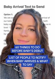 60 Things to Do Before Baby's Debut: Notify Loved Ones
