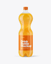 2l Pet Bottle With Orange Drink Mockup Designs Zone