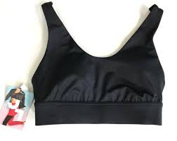 Nwt Target Joy Lab Sports Bra Black Size Xs Athletic Mid