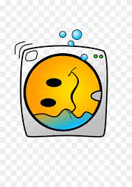 Generally shown with lathered bubbles. Washing Machine Smiley Laundry Symbol Washing Machine Smiley Dishwasher Emoticon Png Pngwing
