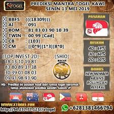 Mantra Togel Kawi Prediksi Togel Singapura Senin 13 Mei 2019 Togel Online Togel Online Indonesia Togel Indonesia Prediksi Togel Sgp Pred Mei Sydney 17 Mei