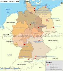 Die karte ist im maßstab 1:75.000 erstellt. Germany Travel Map