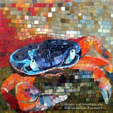 Mosaikbild Harlekinkrabbe Vincent Kunst Ideen Mosaik Mosaikbilder