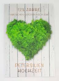 Glück wünsch zum ehejubiläum #hochzeitstag. Gluckwunschkarte Zur Petersilienhochzeit Grusskarte Bestellen