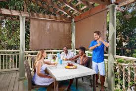 Coolaroo shade sails are not your grandparent's patio umbrella. Amazon Com Coolaroo Exterior Roller Shade Cordless Roller Shade With 90 Uv Protection No Valance 6 W X 6 L Mocha Garden Outdoor