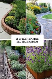 This is also an inexpensive way to add visual interest to the flower bed. 25 Stylish Garden Bed Edging Ideas Digsdigs